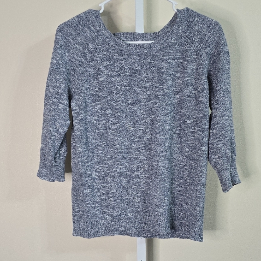 Sonoma Blue,Gray & White Knit‎ Sweater Ladies Sz M